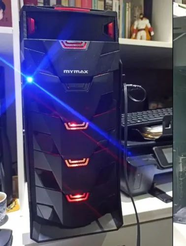 PC Gamer Completo - AMD 8 Núcleos / 16GB RAM / RX 570 4GB / SSD + 2TB HD