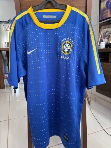 Camisa seleção brasileira 2010 Azul
