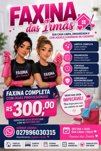 Faxina das irmãs