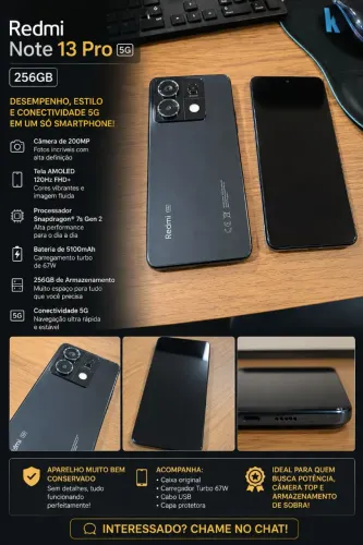 Celular Redmi Note 13 PRO 5G