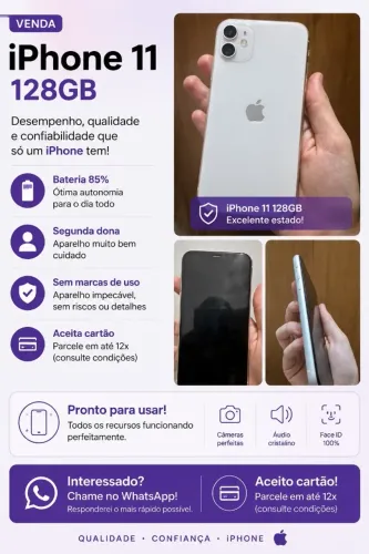 Celular iPhone 11 128g