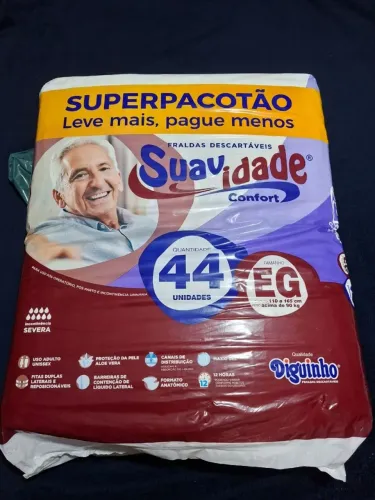 Fraldas descartáveis 44 unid. adultos 