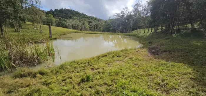 Terreno rural com ótimo acesso, pastagem, lago - Rancho Queimado