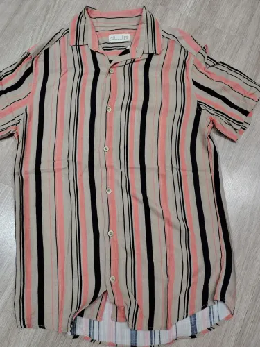 Camisa masculina listrada pp
