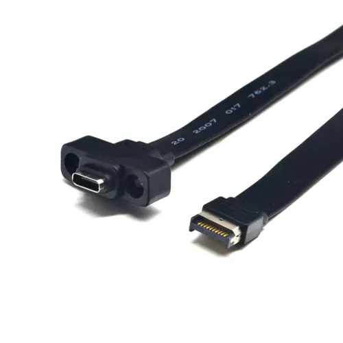 Cabo De Extensão Usb 3.1 Do Painel Frontal E Para C