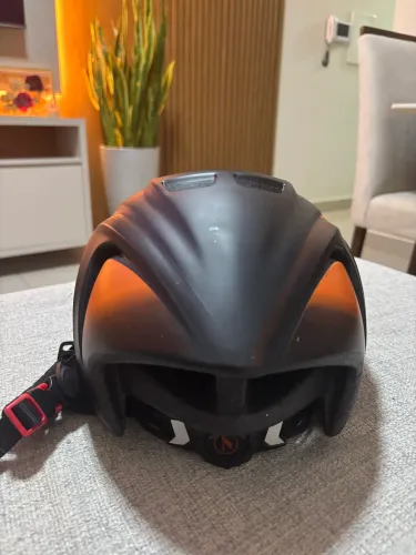 CAPACETE TSW SPEED TEAM PLUS PRETO/LARANJA 