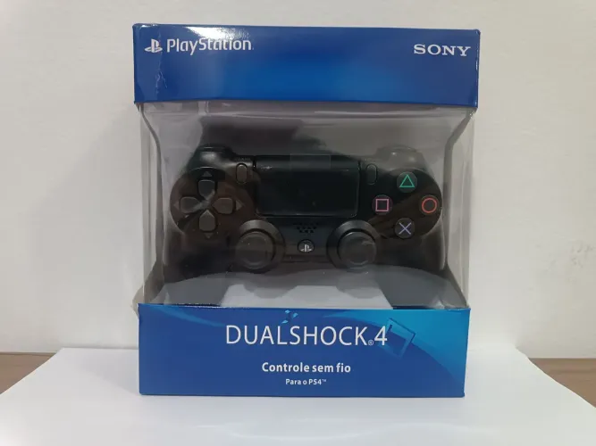 Controle PS4 - Black - Preto - Sem Fio - Playstation 4