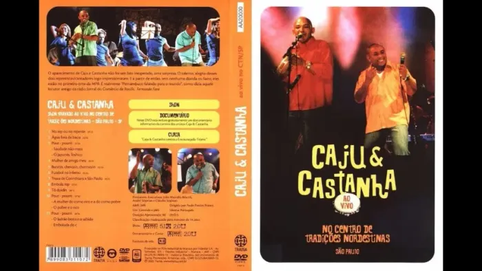 dvd caju e castanha centro de tradições nordestinas ao vivo