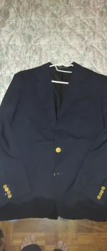 Blazer Elle et Lui azul marinho semi novo original impecável