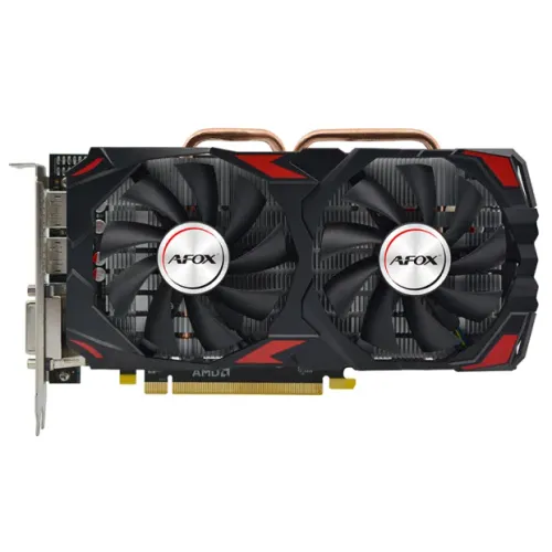 Placa de Vídeo Afox Radeon RX 580 8GB GDDR5, Dual Fan, FSR, AFRX580-8192D5H5 