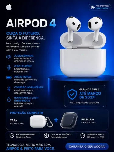 AIRPODS 4 NA GARANTIA