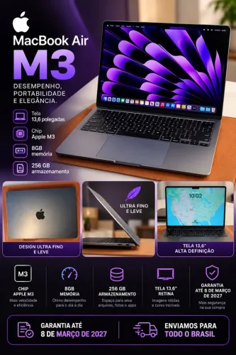 MacBook Air M3 256GB 8GB ram