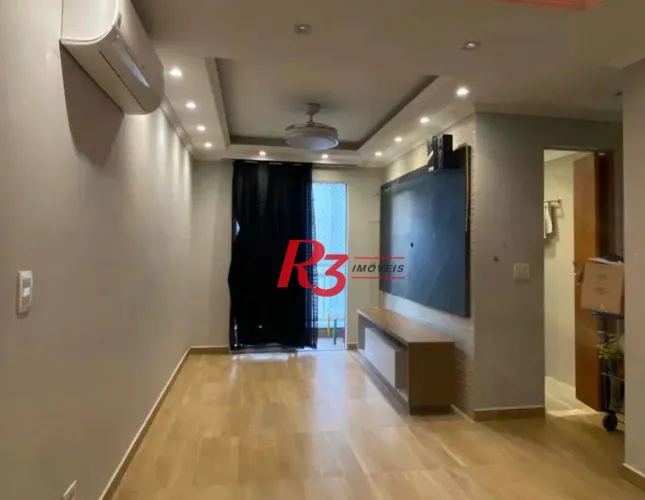 Apartamento para alugar, 54 m² por R$ 3.000,00/mês - Morro Nova Cintra - Santos/SP