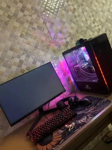 Setup Gamer Completo i5 10ª Gen | RX 550 4GB | SSD NVMe | Monitor Samsung 75Hz