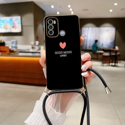Capa para celular pcom Cordão Moto Motorola G60 G62 G52 G30 G20 G10 G40F G62 G82 G9 Pow 