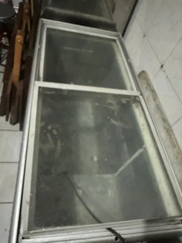 freezer tampa de vidro 