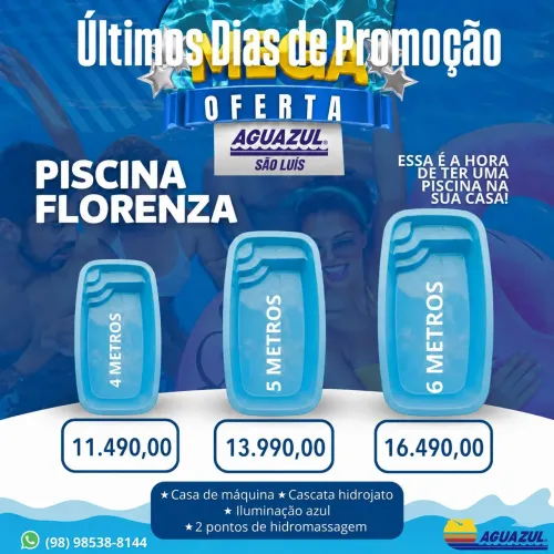 Oferta Aguazul Piscinas São Luís 