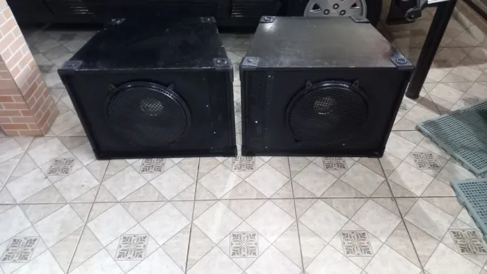 Caixas de som vazias box trapezoidal projeto ótimas para falantes de 15 polegadas