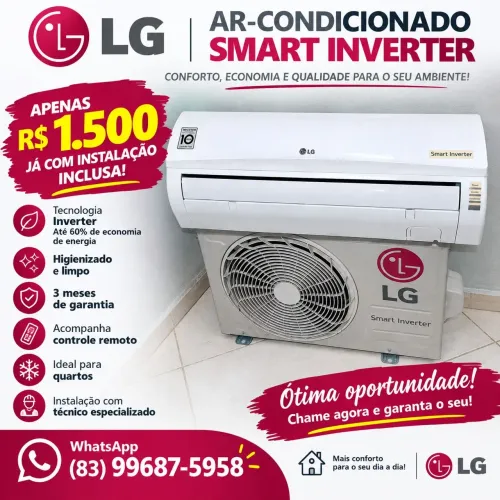 Ar condicionado LG 9mil btus Inverter