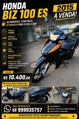 VENDO BIZ 100 ES 2015