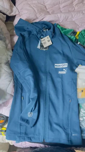 Moletom Puma Manchester City Azul
