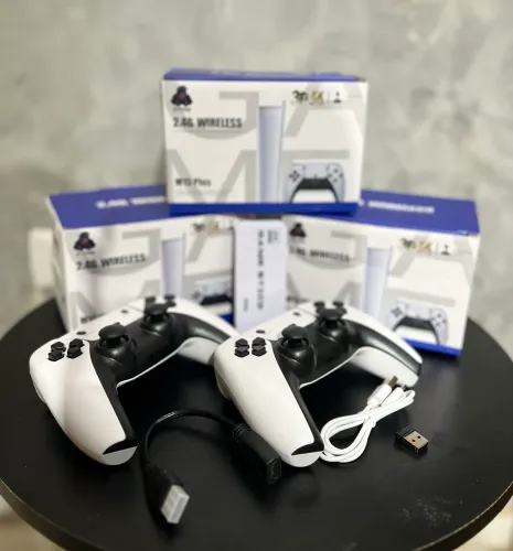 2026 Novo Videogame Stick M15 Pro 4K 64GB HDMI + 2 Controles Sem Fio + 20.000 Jogos