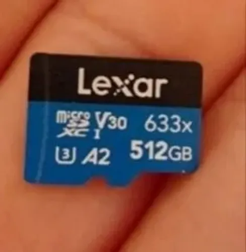 Cartão micro sd 512gb lexar Nintendo switch