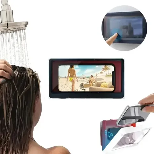 Suporte Celular Magic Box Para Chuveiro Banho pia cozinha Universal