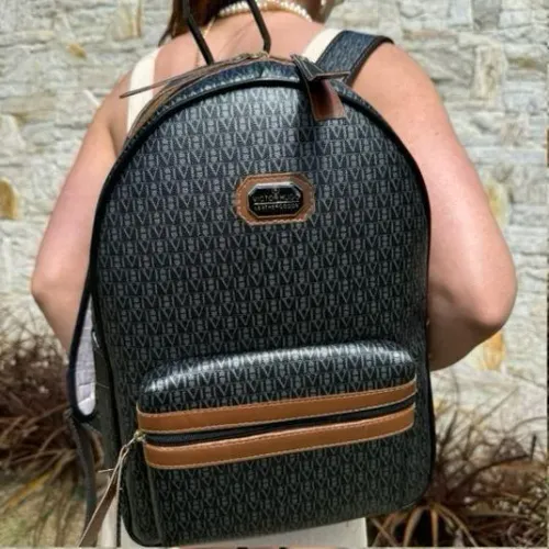Bolsa Feminina Premium Grande 36x28x14cm Estampa Clássica