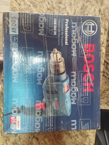 Furadeira de Impacto Bosch GSB 550 550W 127V