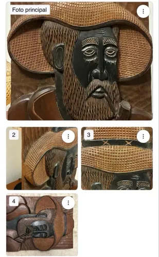 Obra de arte representa cultura e religião de matriz africana