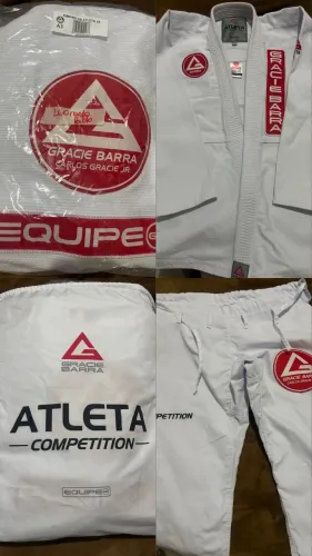 Kimono Gracie barra GB Atleta v4 tamanho A3