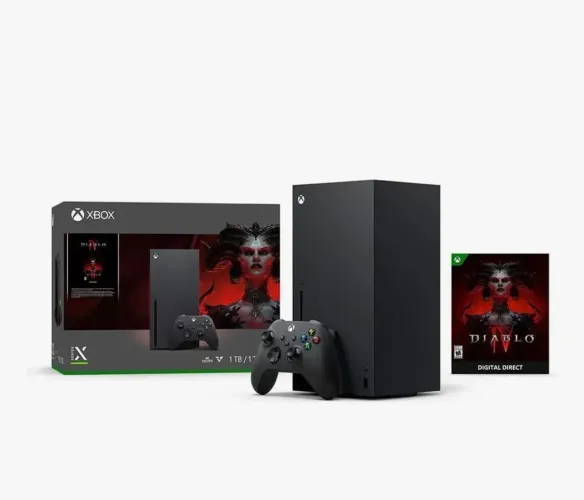 Console Xbox Series X Bundle Diablo 4 Cor Preto