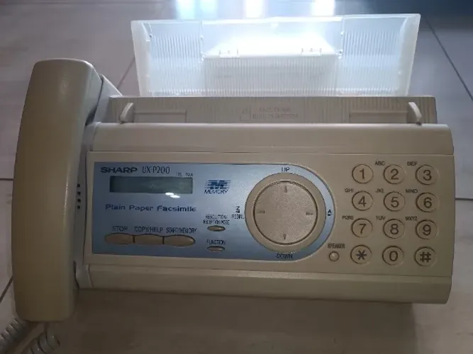Fax Sharp UX-P200 - Vintage - Excelente Estado