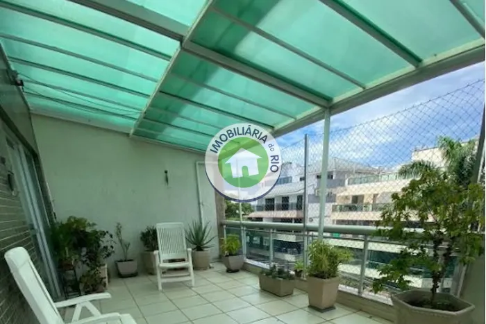 Cobertura de Luxo à Venda no Recreio dos Bandeirantes, RJ: 3 Quartos, 3 Suítes, 2 Salas, 3