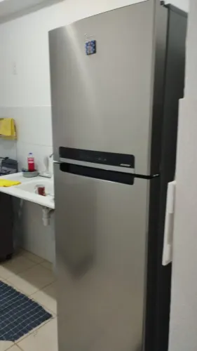 Geladeira Midea Frost Free Duplex Inox 394L