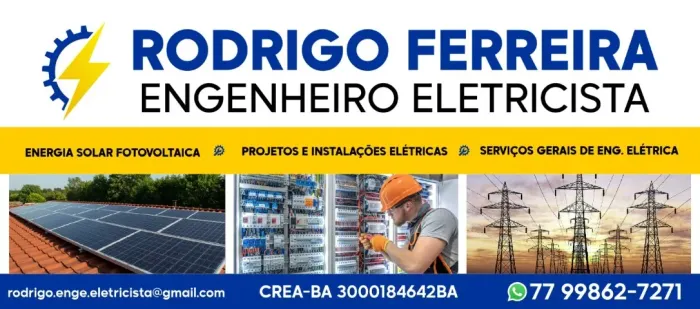 Serviços elétricos em geral e usinas solares