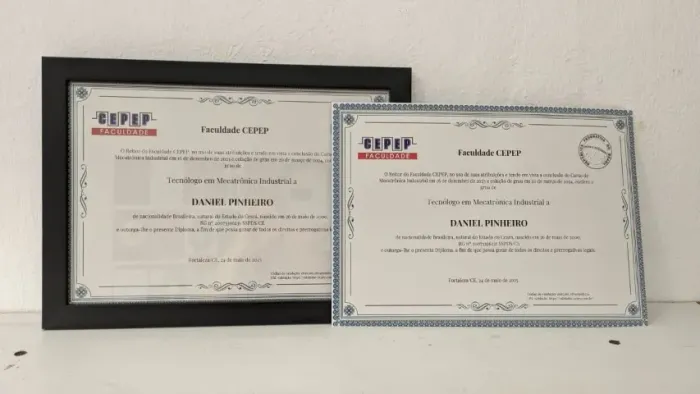 Moldura para Certificado