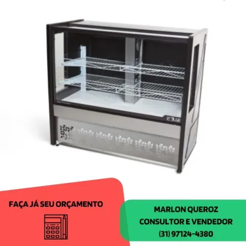 Balcão de Tortas 1,25m Polar Novo