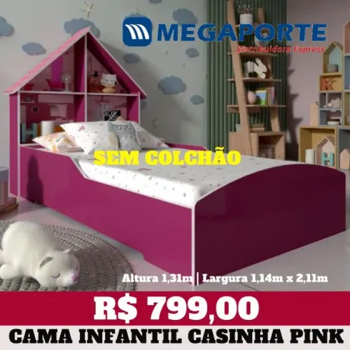 Cama Infantil Casinha (NOVO) Entrega Grátis!