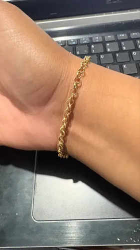 Pulseira de ouro 18k