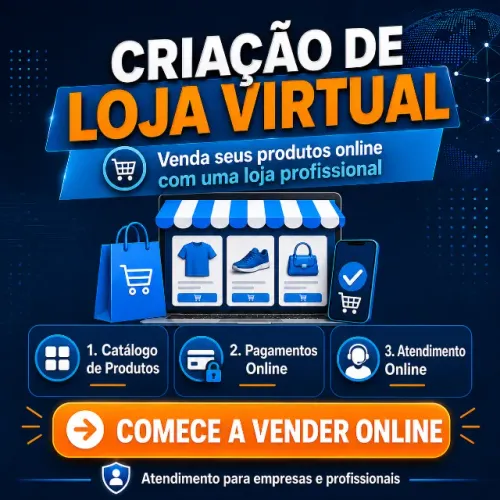 Criação de Loja Virtual Profissional
