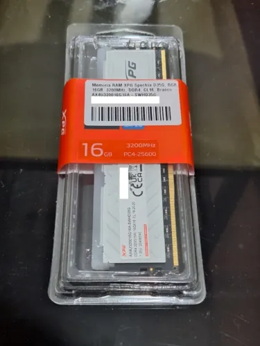 [NOVO/LACRADO] Memória RAM XPG Spectrix D35G RGB 16GB DDR4 3200MHz CL16 Branca