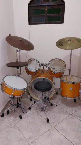 Bateria D One Rocket Dr20 Acústica Pele Filme Duplo