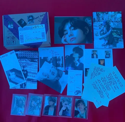 Vendo Layover BTS V versão roxa