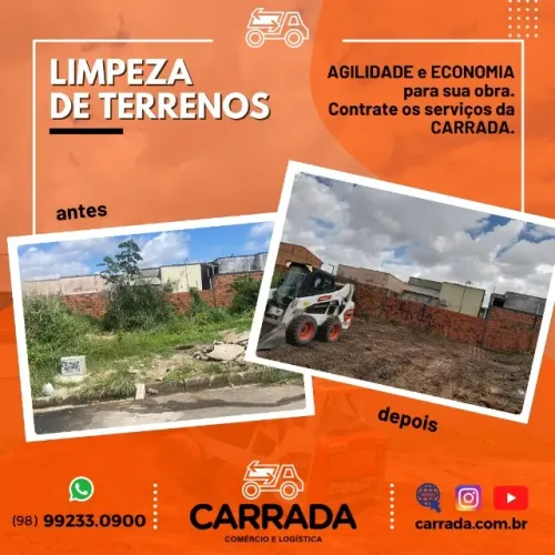 Limpeza de terrenos - CARRADA