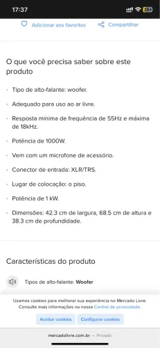 Caixa de som ev amplificada 
