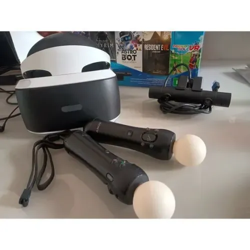 Kit VR PS4 ( óculos , câmera e bastões de movimento)