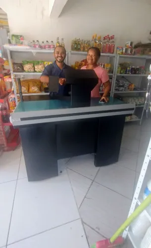 BALCÃO CHECKOUT EM AÇO 1.30 METRO INNAL 