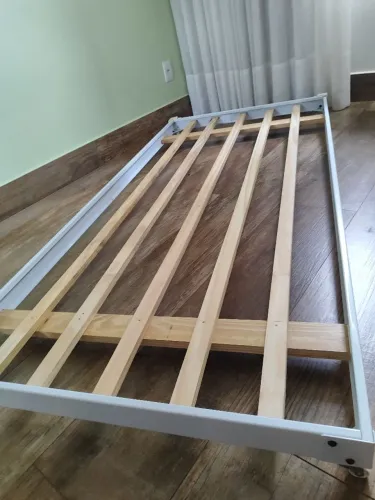 Cama Inferior/auxiliar Em Aço 90 cm X 190 cm<br>0<br>(0)